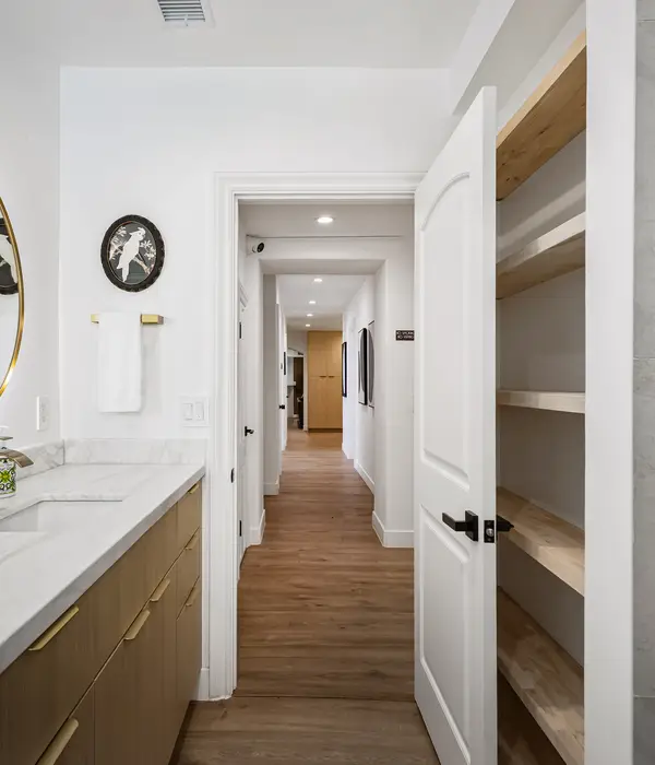 lost angels long hallway large mirror wooden floor