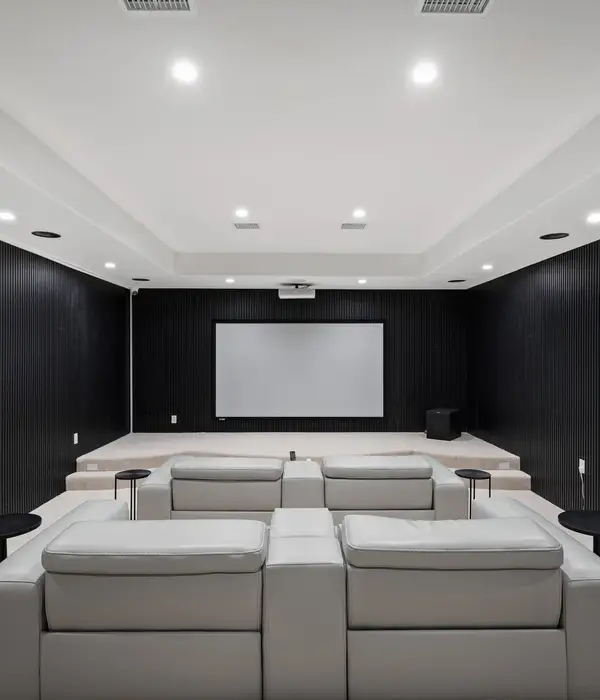 lost angels theater white couch black walls semel