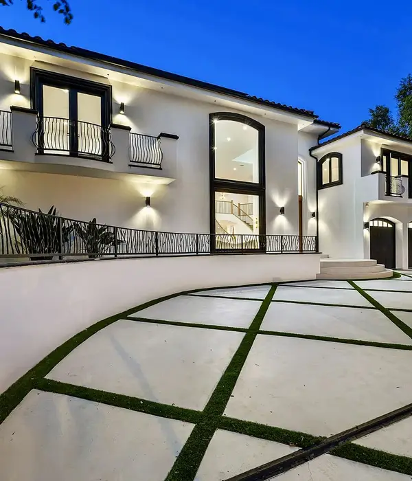 lost angels white house black shutters large driveway