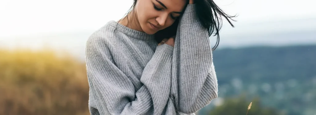 Young woman suffering from cocaine withdrawals.